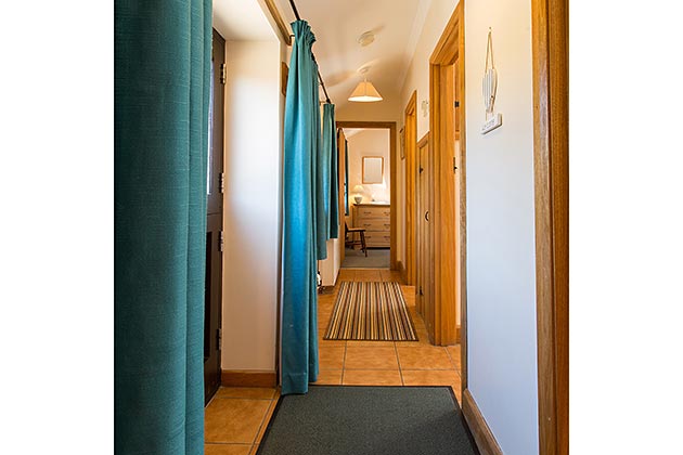 Plover Cottage's corridor