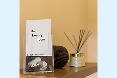 Leaflet for The Beauty Room